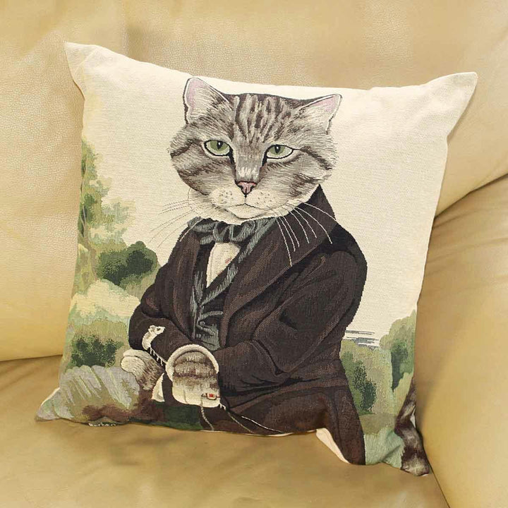 Mars & More gobelin Kissen Katze GRAF 45x45cm