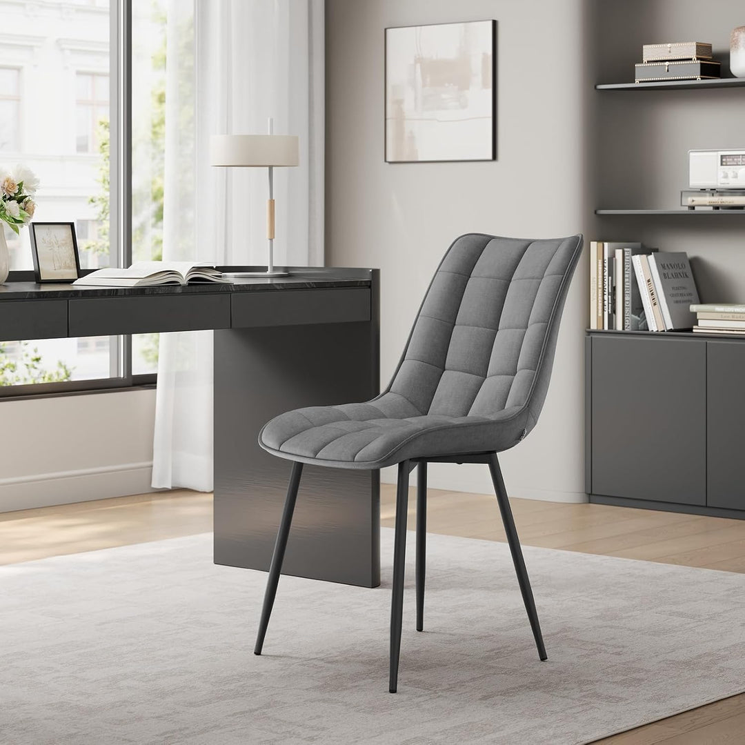 WOLTU Esszimmerstühle 2er Set, für Wohnzimmer Küche Esszimmer, Küchenstühle gepolstert mit Rückenleh