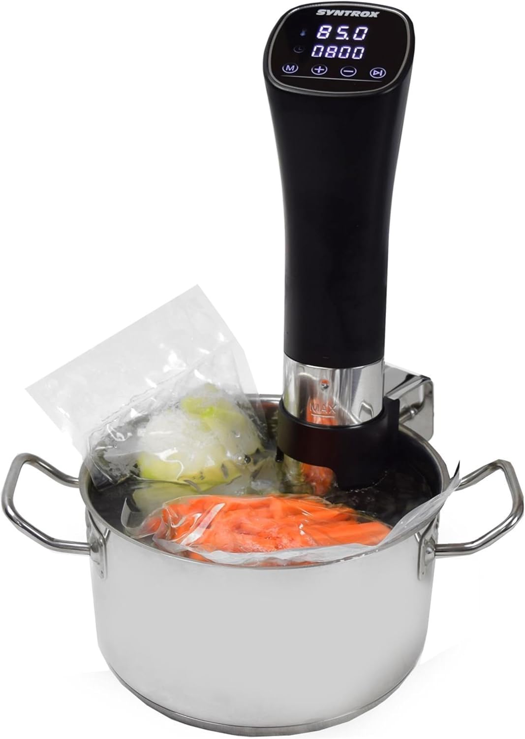 Syntrox Sous Vide Stick | Garer | Stab | Kocher | Präzisionskocher | Kulambos, Küchengerät mit Timer