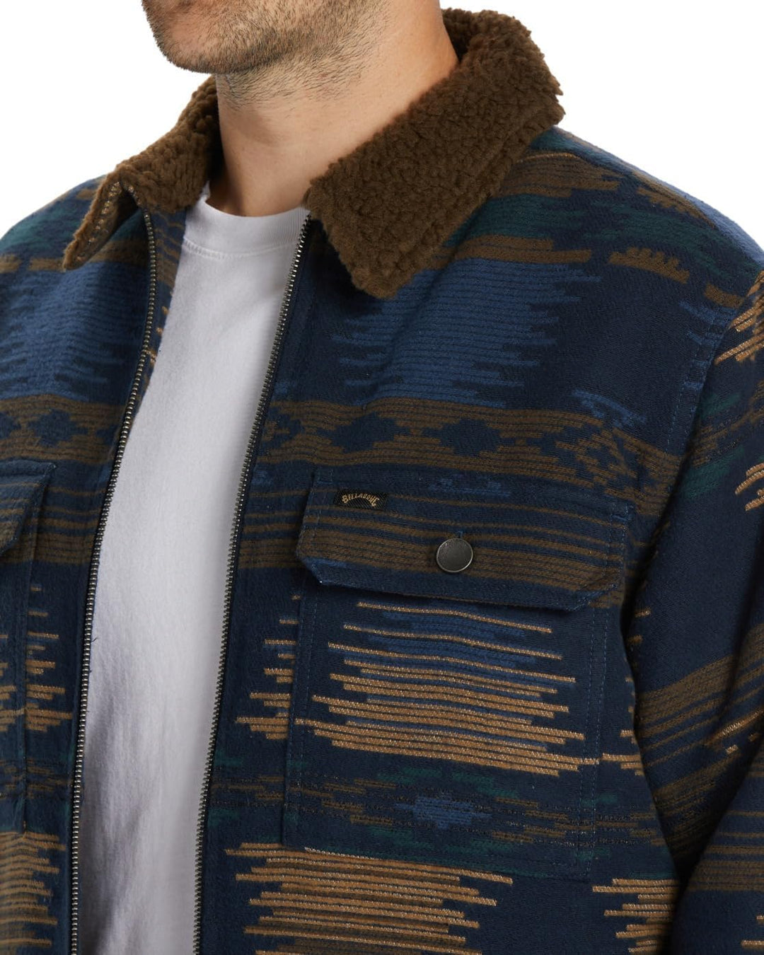 Billabong Herren Barlow Sherpa Windbreaker XL Navy, XL Navy