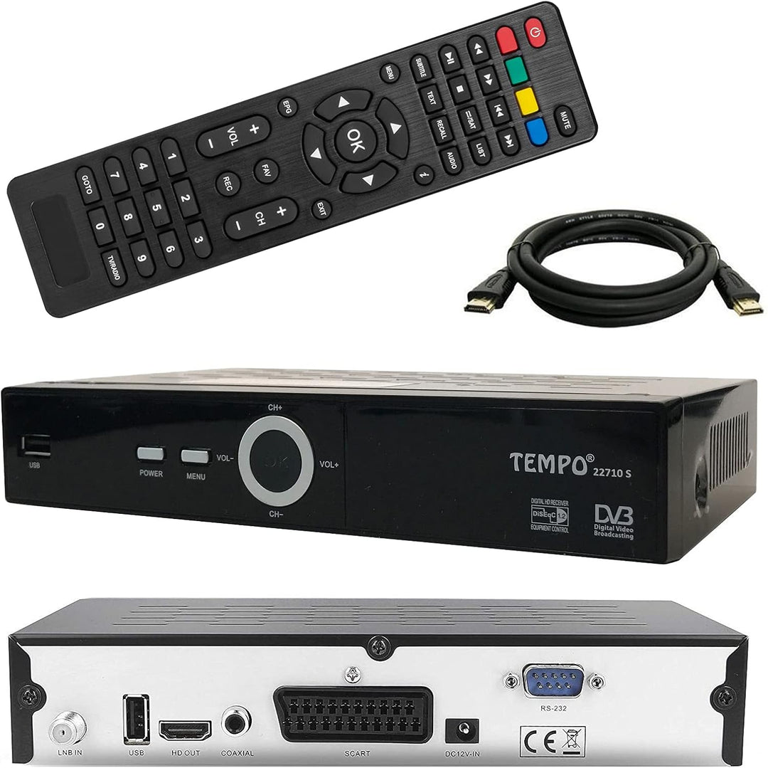 HD Sat Anlage 80 cm Spiegel + Opticum Quad LNB für 4 Teilnehmer + 2 Stück HD SAT Receiver (3 Farben