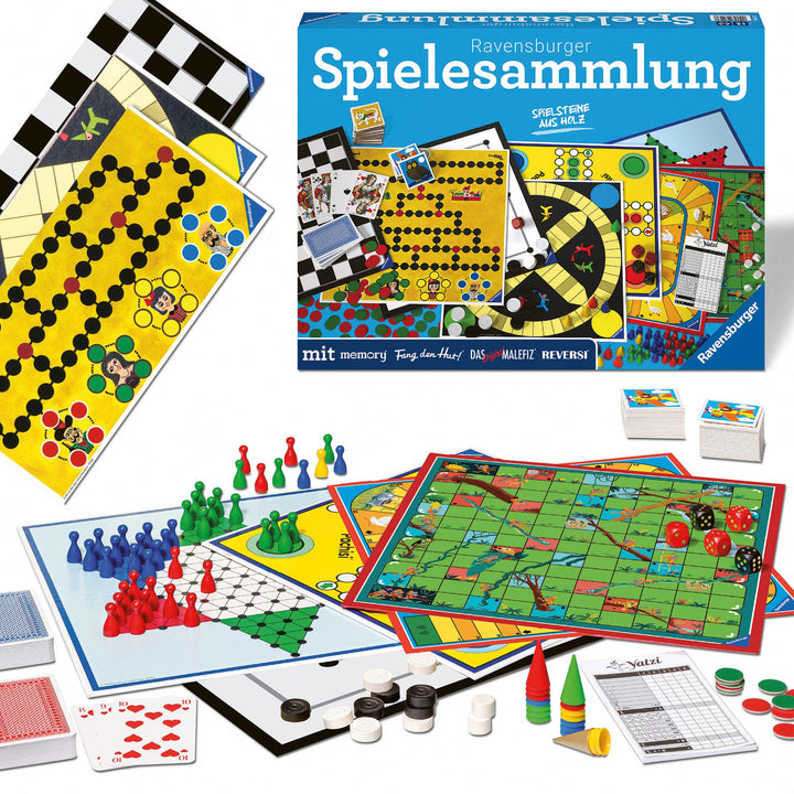 Ravensburger Spielesammlung 27293 Familienspiele 2022 D - Spielesammlung für die ganze Familie, Spie