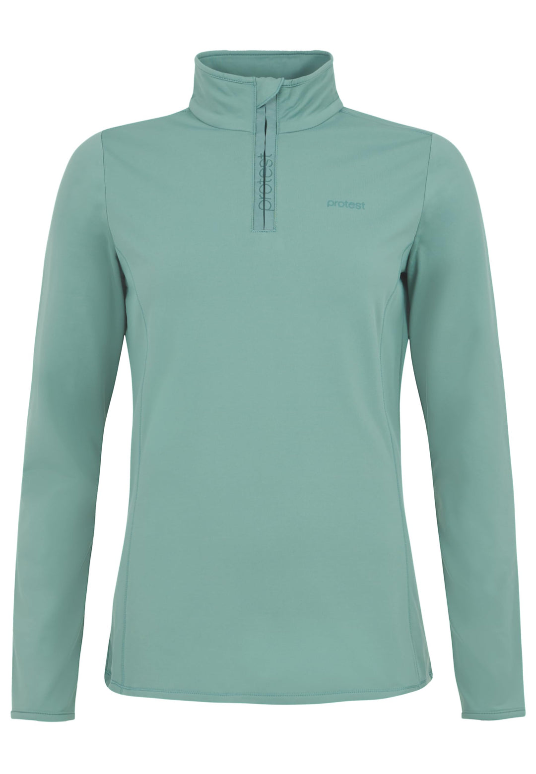 Protest Damen 1/4-reissverschluss FABRIZ M Crocodile Green, M Crocodile Green