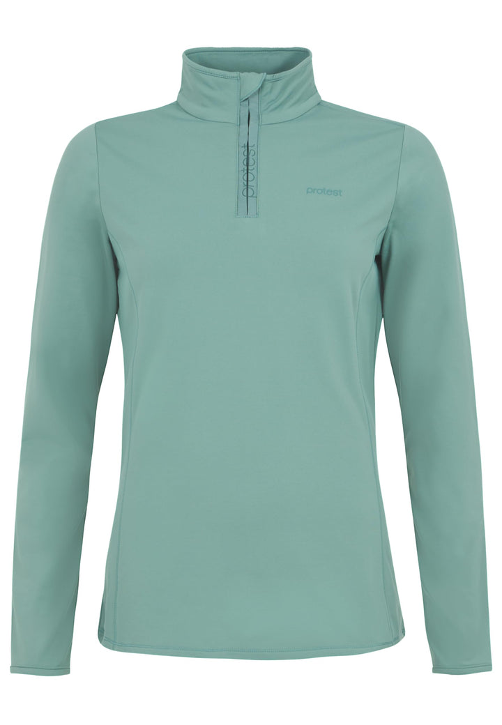 Protest Damen 1/4-reissverschluss FABRIZ M Crocodile Green, M Crocodile Green