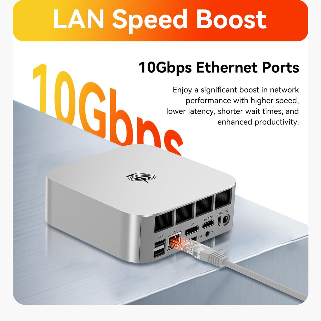 Beelink SER9 Max Mini PC, AMD Ryzen R7 H255(8C/16T bis zu 4,9GHz), 64GB DDR5 1TB PCIe4.0 SSD Mini Ga