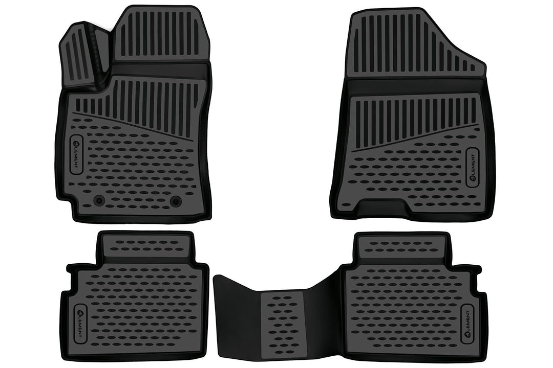 Element Passgenaue Premium 3D Gummimatten Fussmatten passend für Hyundai KONA 1.0 T-GDI 7DCT, 2023->