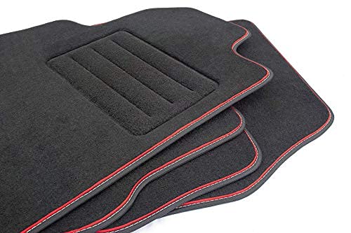 Velour Fussmatten Satz für Nissan Micra K12 (2003-2010) Premium Qualität - 4-teilig - Passgenau