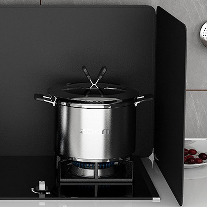 hicoosee Tragbarer Spritzschutz zum Kochen, antihaftbeschichtet, Ölspritzschutz, Spritzschutz für Br