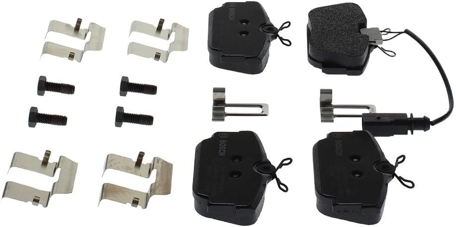 Bosch BP457 Bremsbeläge - Hinterachse - ECE-R90 Zertifizierung - vier Bremsbeläge pro Set