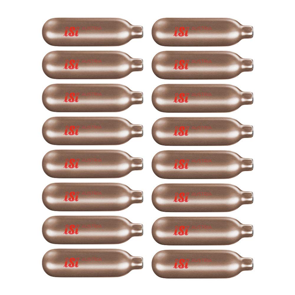 iSi 070599 - Nordamerika Nitro Ladegeräte, 2,4 g N2, 16 Stück