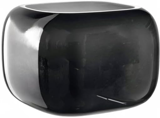 LEONARDO HOME Vase MILANO 13x18x14 cm grau 041660, Glas Grau 13x18x14 cm, Grau 13x18x14 cm