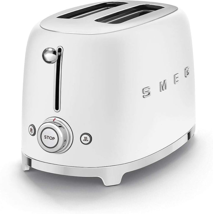 Smeg TSF01WHMEU Toaster Weiss matt GRANDE Weiss Matt, GRANDE Weiss Matt