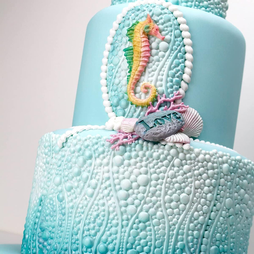 Seepferdchen Silikonform, Seaside Themed für Kuchen dekorieren, Sugarcraft, Bonbons und Lehm, Lebens