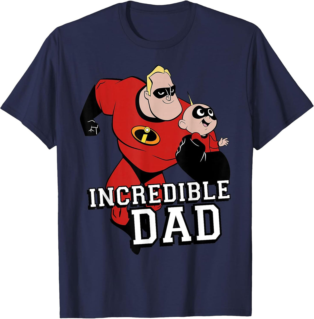 Disney Pixar Incredibles 2 Dad and Jack Jack Graphic T-Shirt