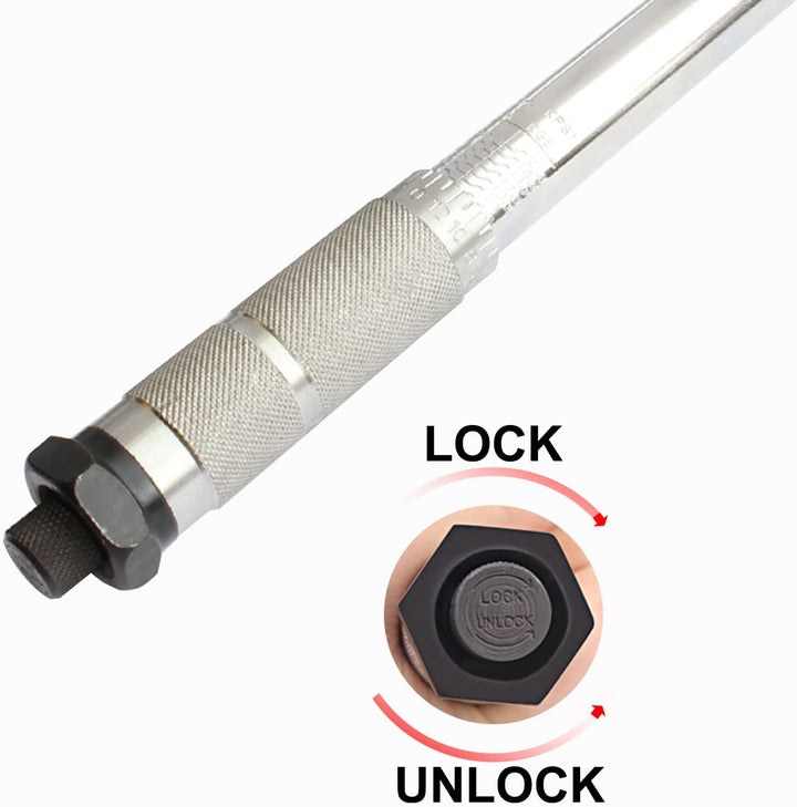 NRGDILY Drehmomentschlüssel 1/4" Fahrrad & Motorrad 5-25Nm, Drehmomentschlüssel mit Doppelskala, ±4%