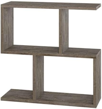 HOCUS PICUS | Moderner Holz Beistelltisch mit 2 Etagen | Vielseitiger Sofatisch, Regal-Organizer | I