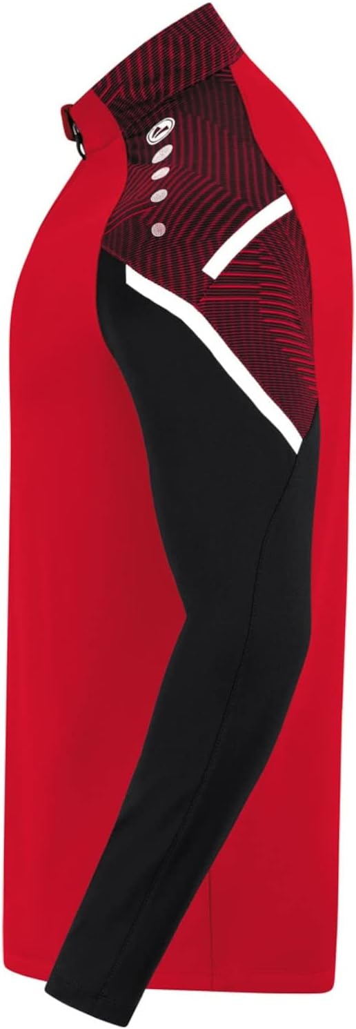 JAKO Herren Ziptop Performance S Rot/Schwarz, S Rot/Schwarz