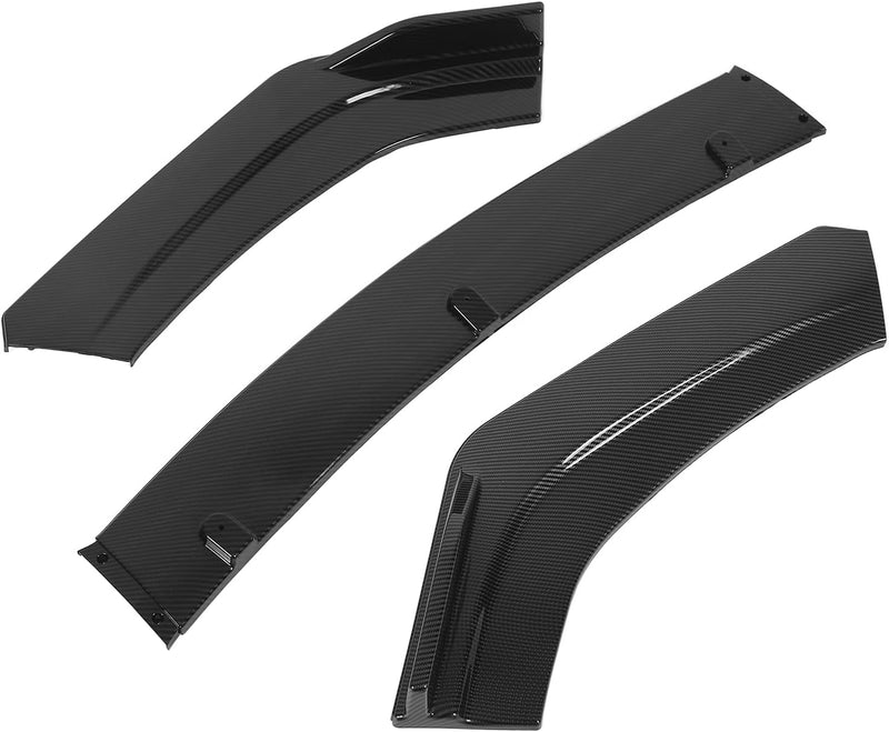 Frontstossstange Lip Spoiler, 3pcs Auto Frontstossstange Lip Splitter Spoiler Antikollision Wasserdi