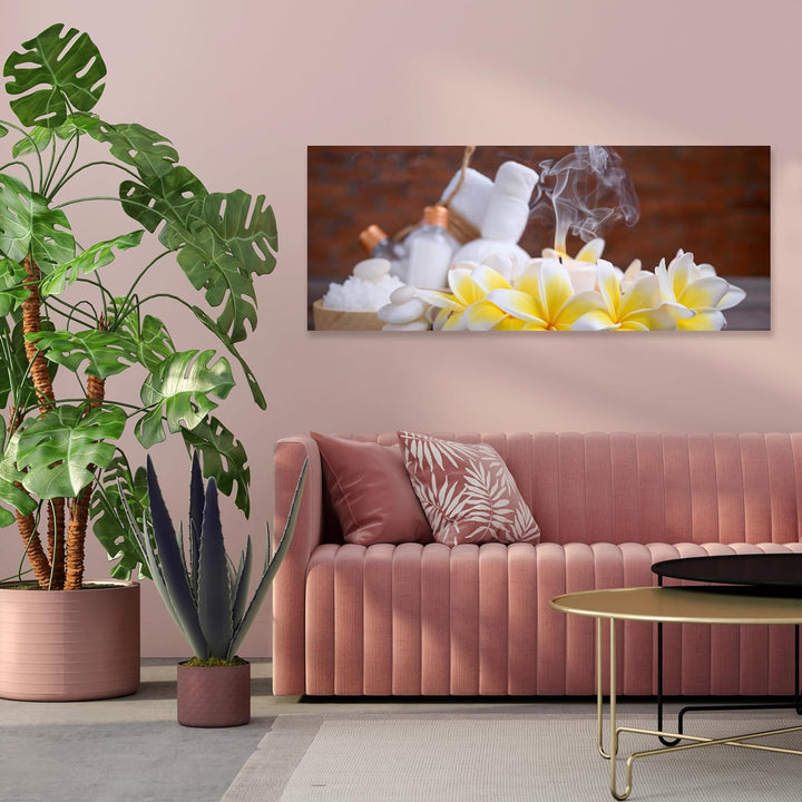 wandmotiv24 Leinwandbild Spa Wellness und Behandlung 100x40cm (BxH) Bilder auf Leinwand, Dekoration