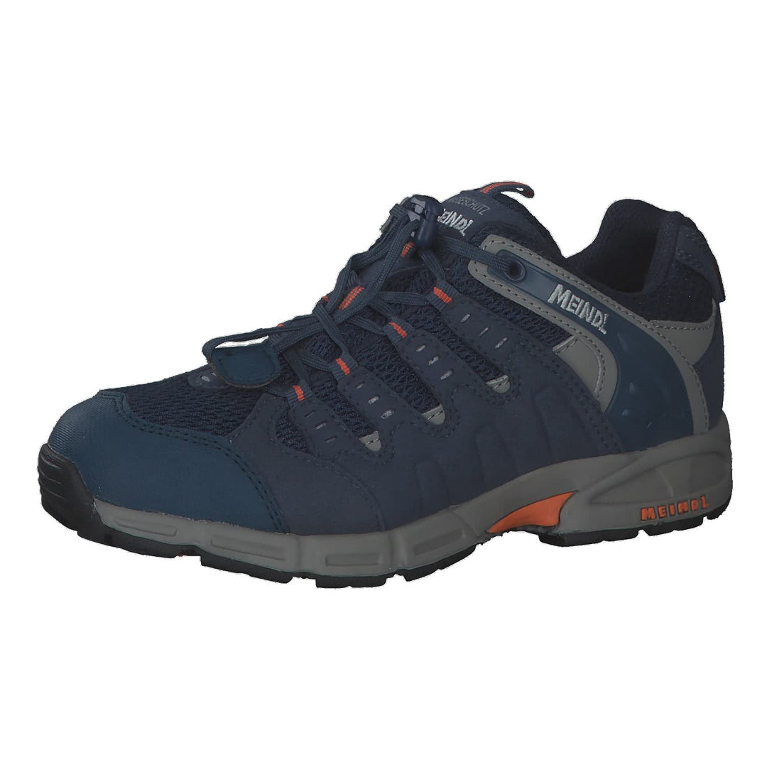 Meindl Herren Nebraska Trekking-& Wanderhalbschuhe 26 EU Navy Orange, 26 EU Navy Orange