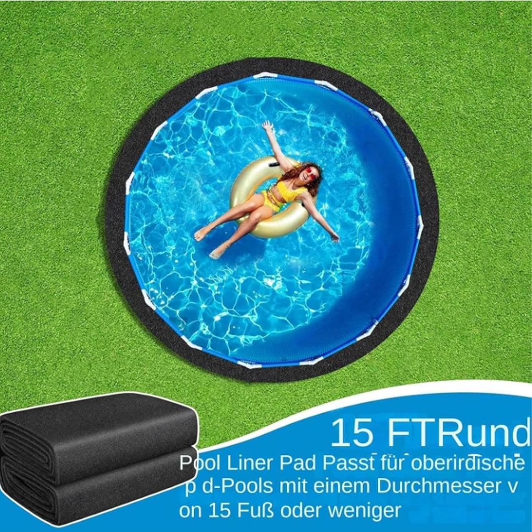 Pool-Auskleidung – durchstossfeste, verdickte Auskleidung | Pool-Bodenabdeckung – für Aussenbereich,