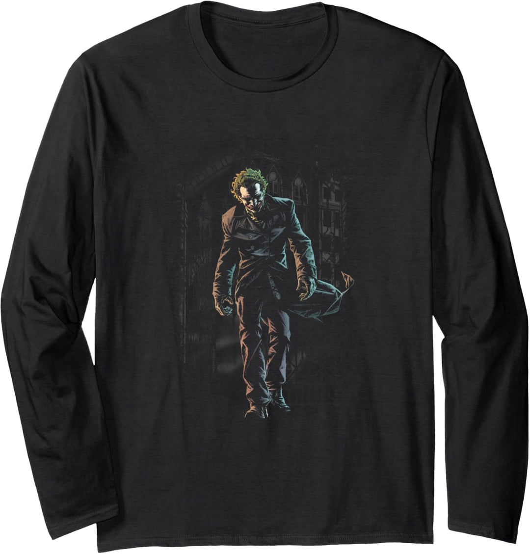 Batman Joker Leaves Arkham Langarmshirt