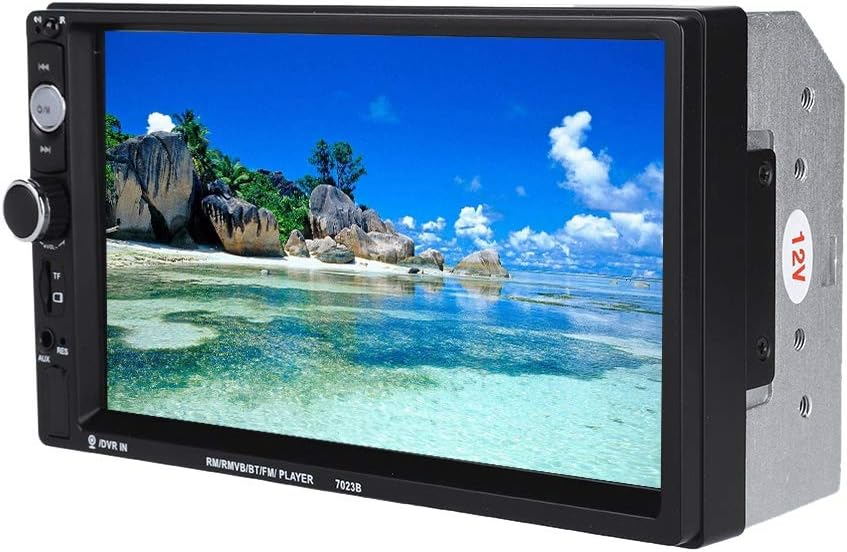 Doppel-Din-Autoradio, 7-Zoll-HD-Touchscreen-MP5-Player, Autoradio mit Rückfahrkamera, kompatibel mit