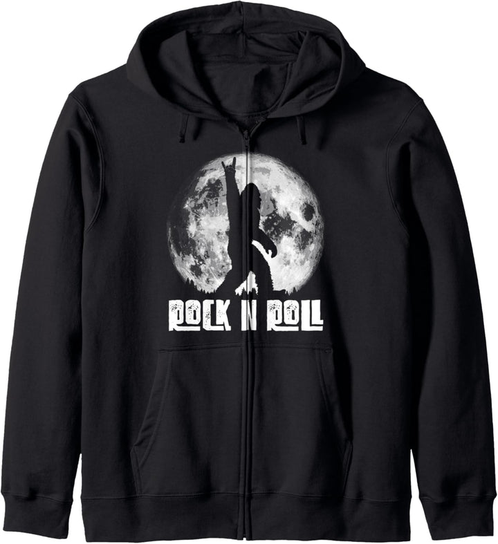 Rock n' Roll Bigfoot Night Stroll & Moon Kapuzenjacke