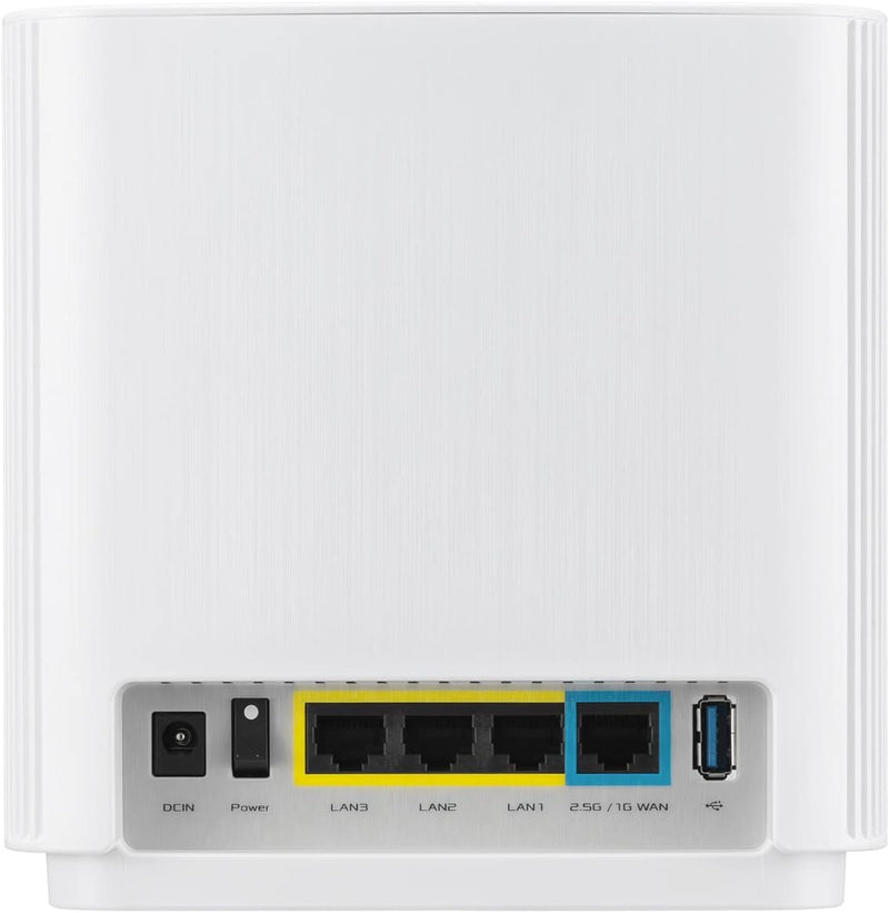 ASUS ZenWiFi XT9 AX7800 2er Set Weiss kombinierbarer Router (Tethering als 4G und 5G Router-Ersatz,