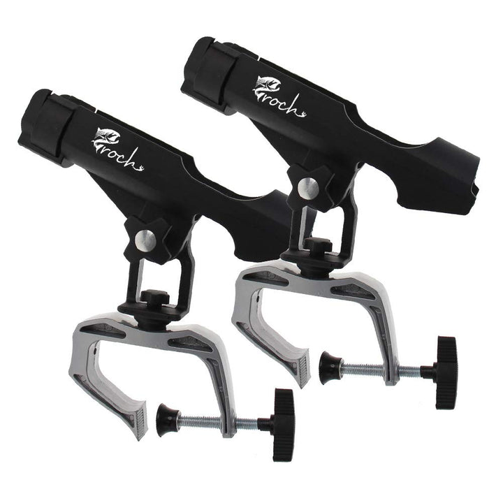 2 x Rutenhalter Stabil 360 Grad Drehung einfach einstellbar für Boot Kajak Type B, Type B