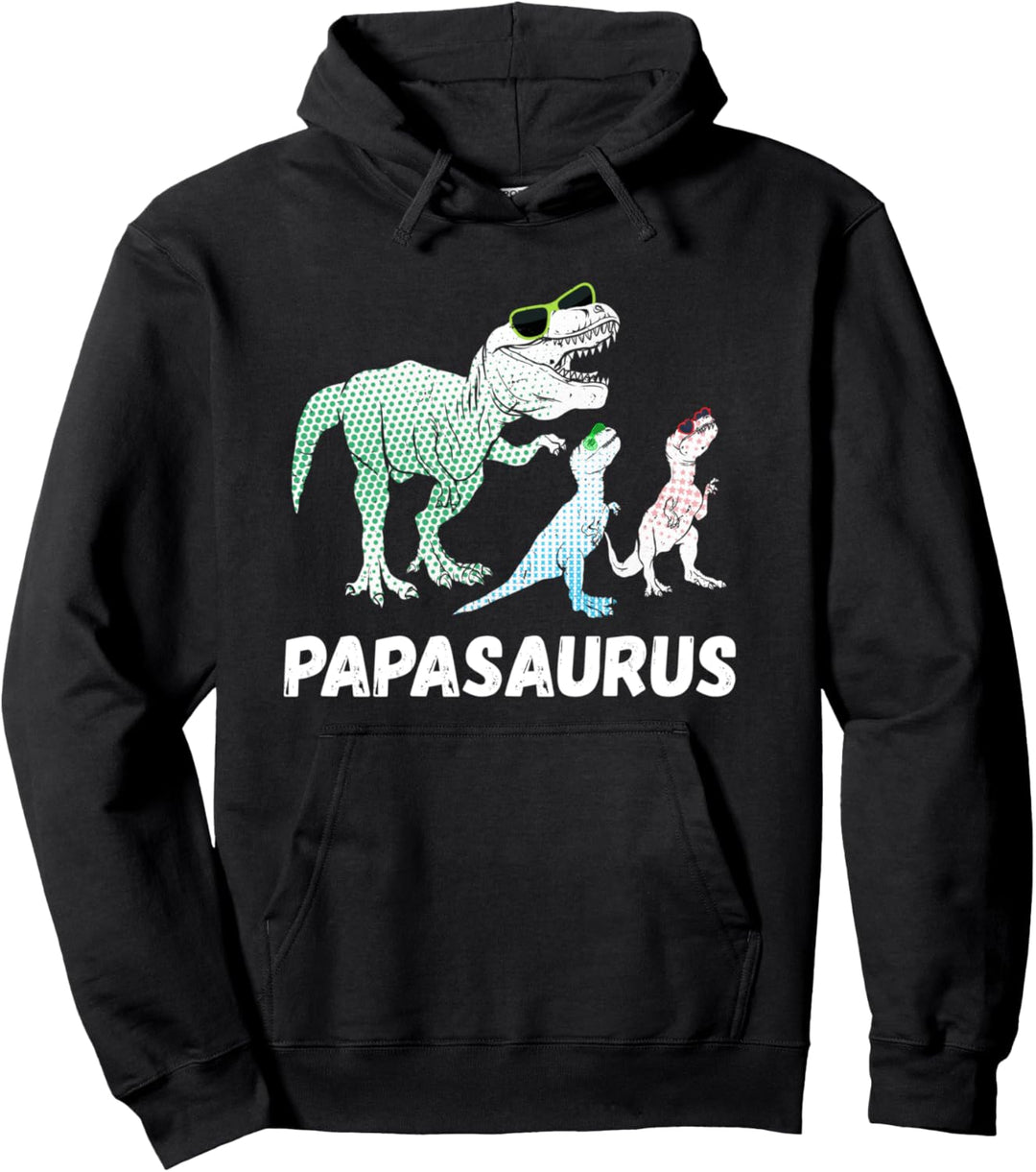 Papasaurus Dinosaurier Papa Saurus Dino Jungen Vatertag Pullover Hoodie