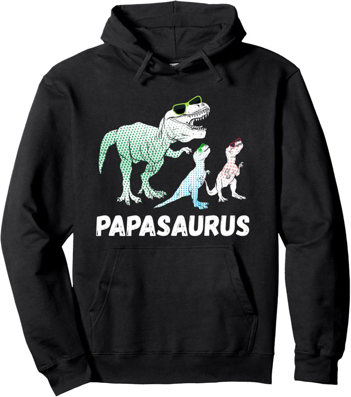 Papasaurus Dinosaurier Papa Saurus Dino Jungen Vatertag Pullover Hoodie