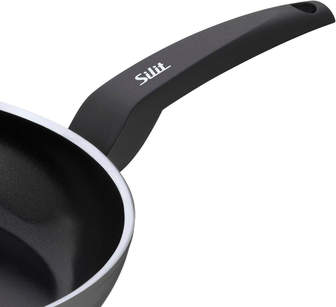 Silit Messino Bratpfanne 28 cm Induktion, Aluminium beschichtet, Keramikbeschichtung, Kunststoffgrif