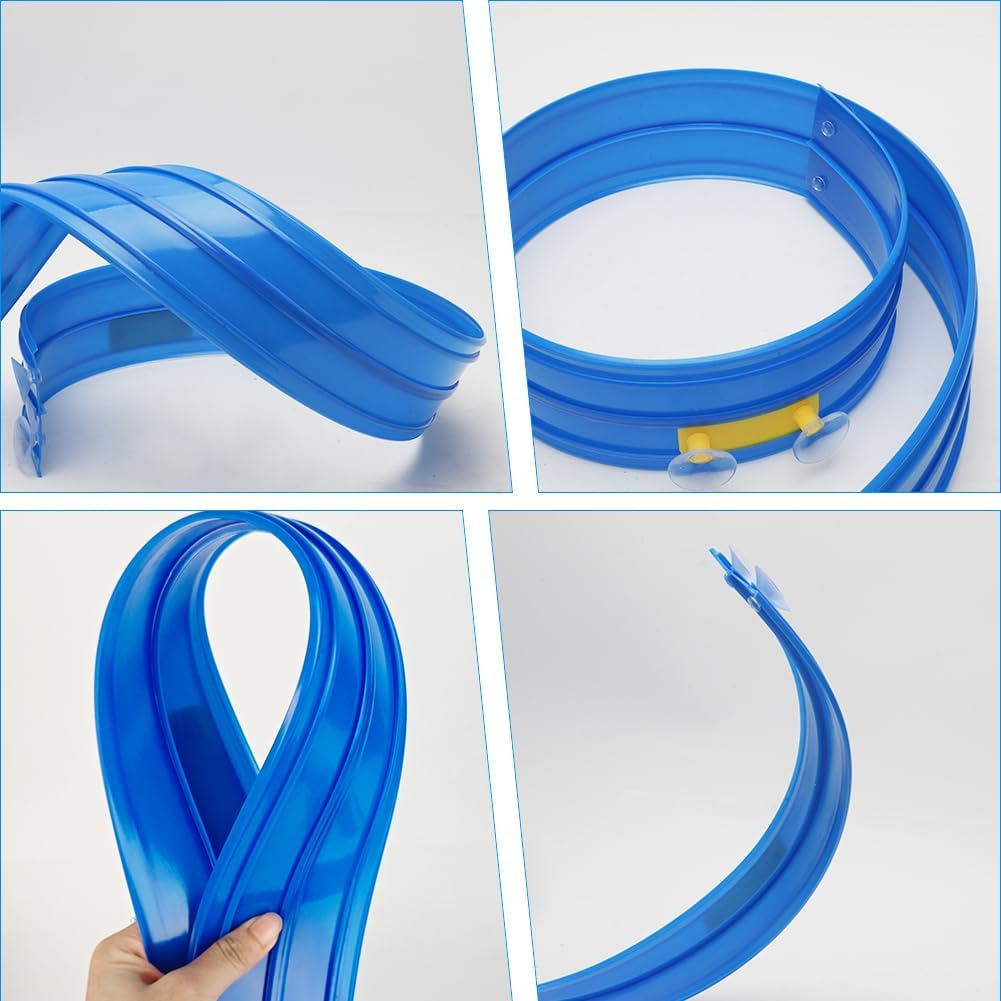 Flexible Autorennbahn mit 4 Autos – 5M Tragbare Rennstrecke & Rampen für Kinder – Auto Rennbahn Spie