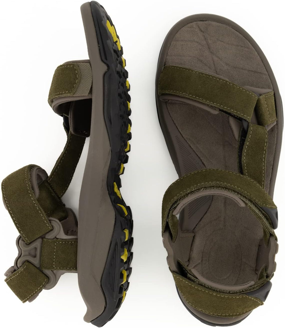 Teva Herren M Terra Fi Lite Suede Sportsandale 43 EU Dark Olive, 43 EU Dark Olive