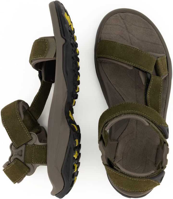 Teva Herren M Terra Fi Lite Suede Sportsandale 43 EU Dark Olive, 43 EU Dark Olive