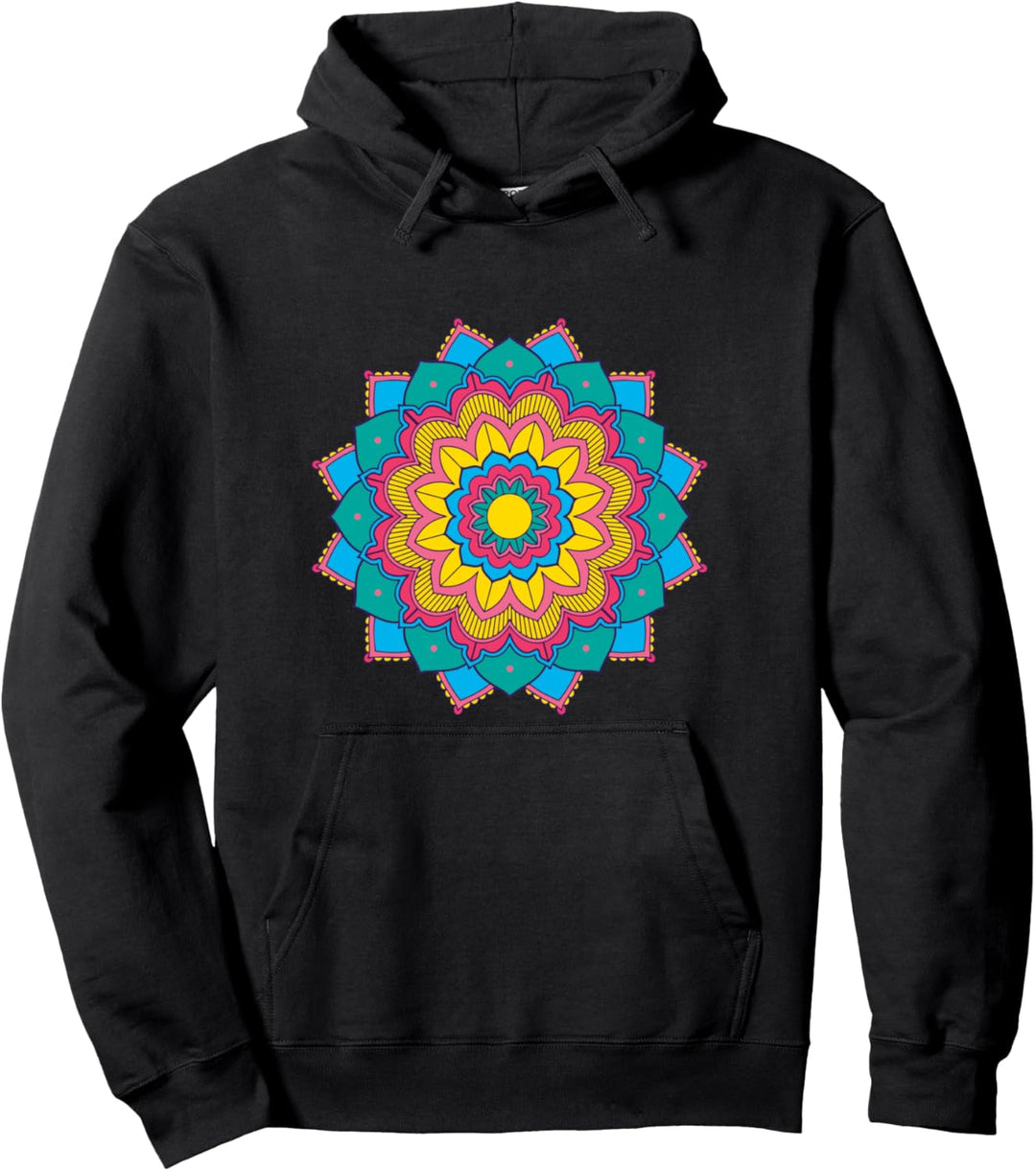 Mandala Design Geschenk Yoga-Outfit Kleidung Damen Herren Pullover Hoodie