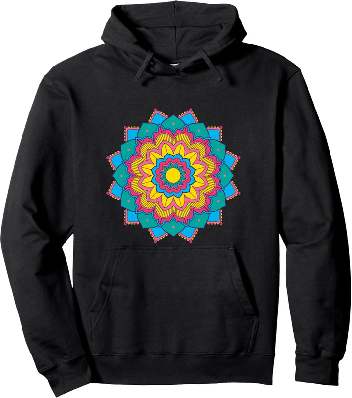 Mandala Design Geschenk Yoga-Outfit Kleidung Damen Herren Pullover Hoodie