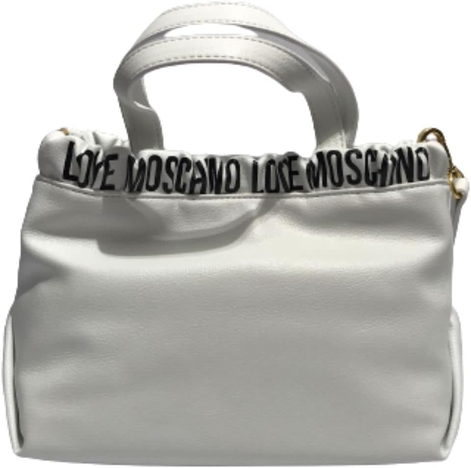 Love Moschino Women's Jc4228pp0gkj1 Handbag, 19X25X10 Weiss, Weiss