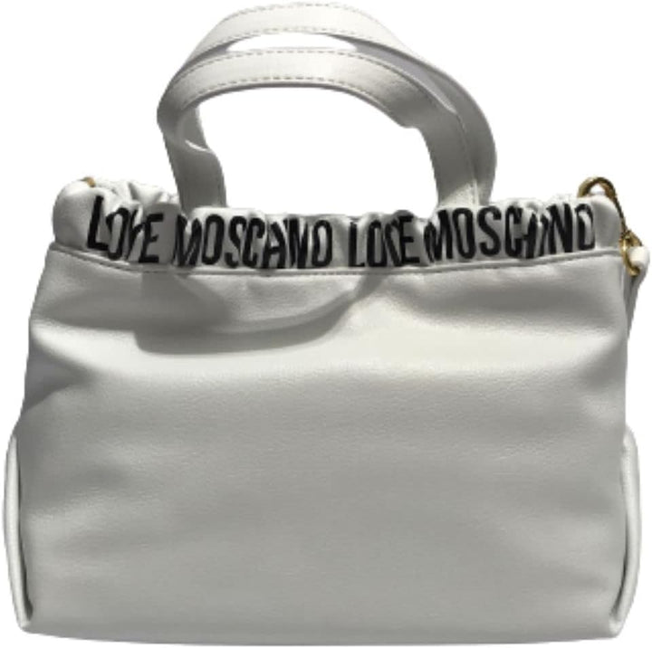 Love Moschino Women's Jc4228pp0gkj1 Handbag, 19X25X10 Weiss, Weiss