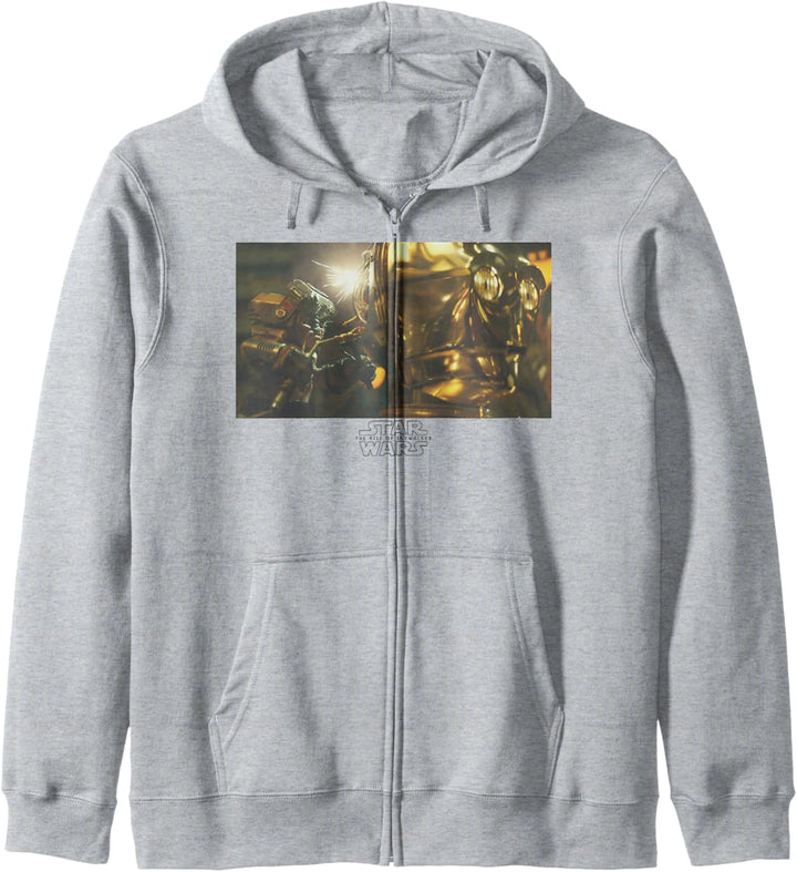 Star Wars Babu Frik & C-3PO Portrait Panel Kapuzenjacke