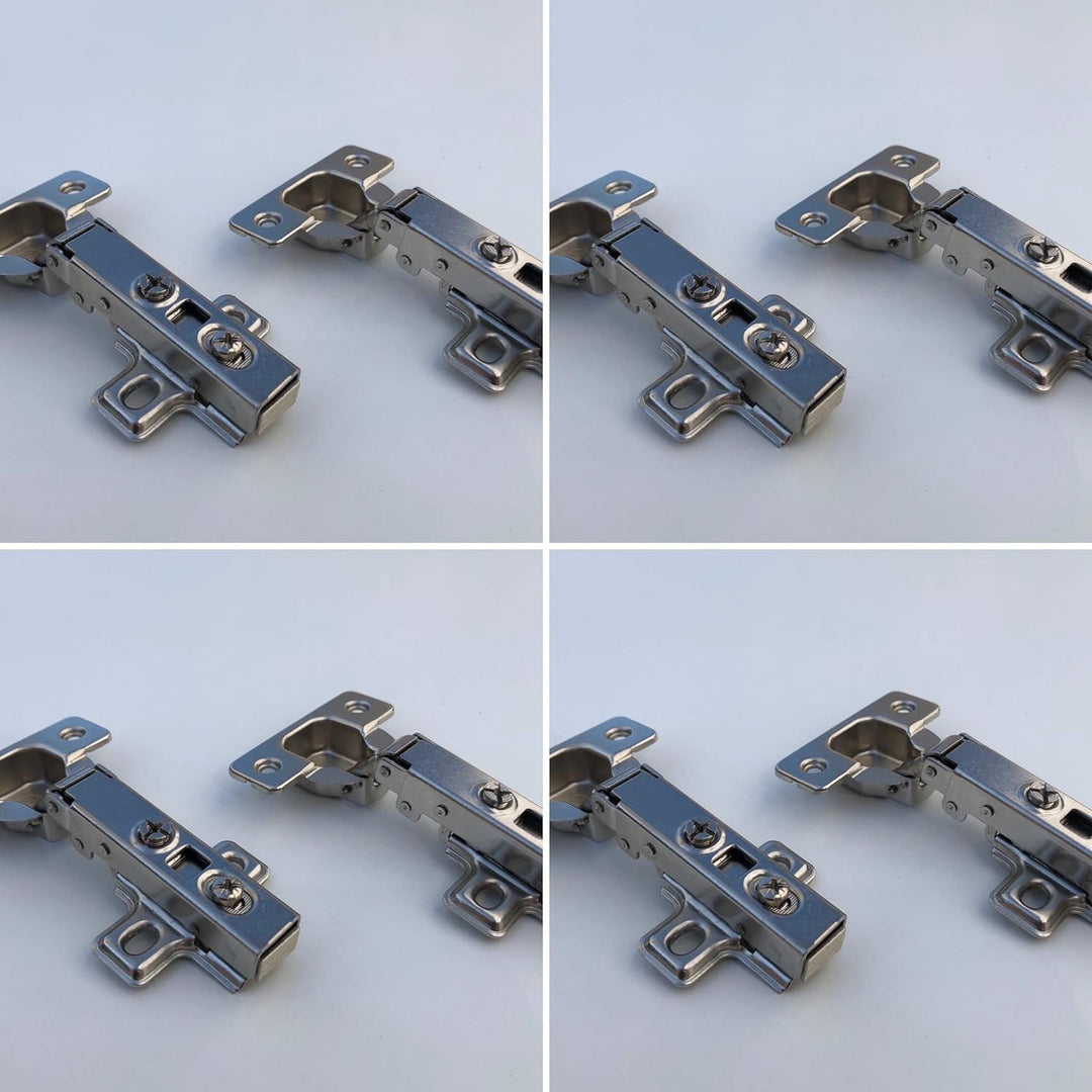 8er-Set Scharniere (neu) mit Softclose für Besta mit 8 Scharniere und 32 Schrauben