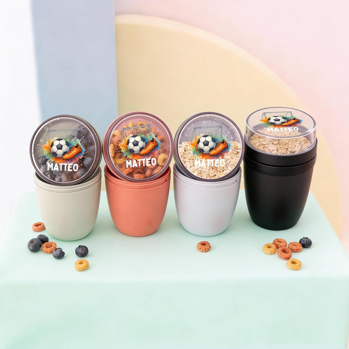 Bärenfreunde Mepal Müslibecher personalisiert, Pot Joghurtbecher, to go Becher, Geeignet für Tiefküh