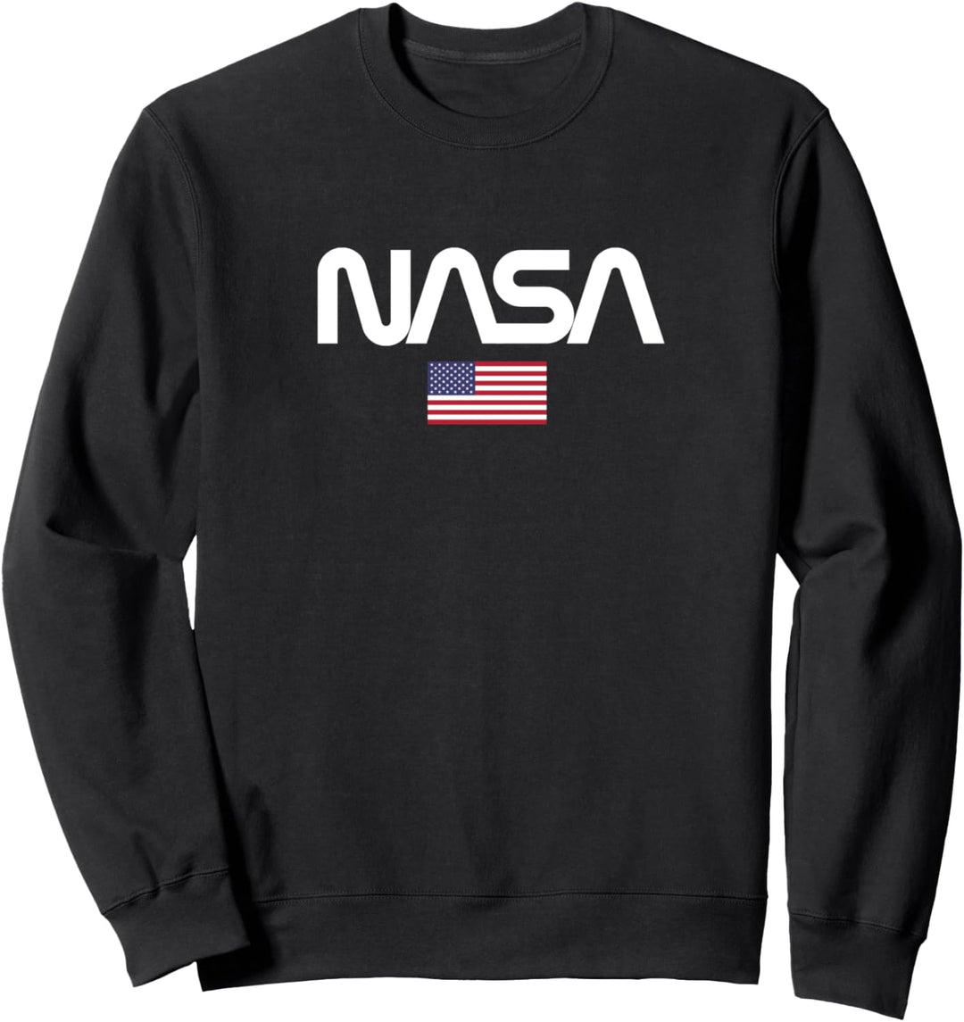 Nasa Herren Worm Logo Sweatshirt