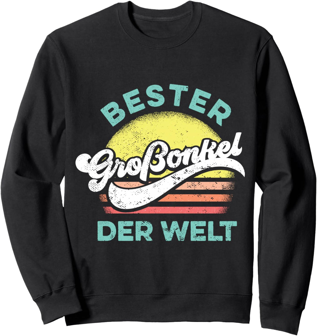 Bester Grossonkel der Welt Vintage Spruch besten Gross Onkel Sweatshirt