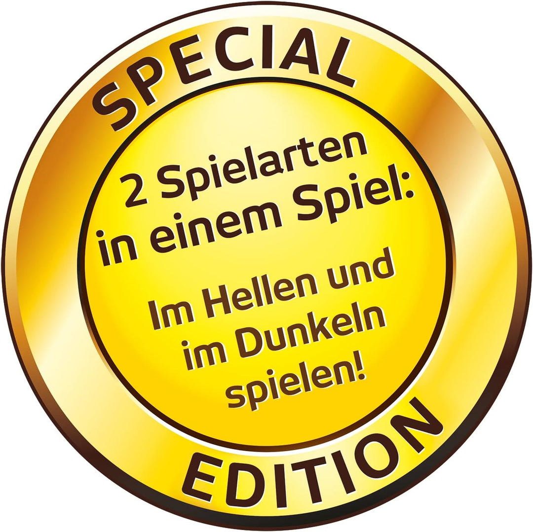 Ravensburger 26687 - Labyrinth Glow in The Dark - Familienklassiker mit Leuchtfarbe, Spiel für Kinde
