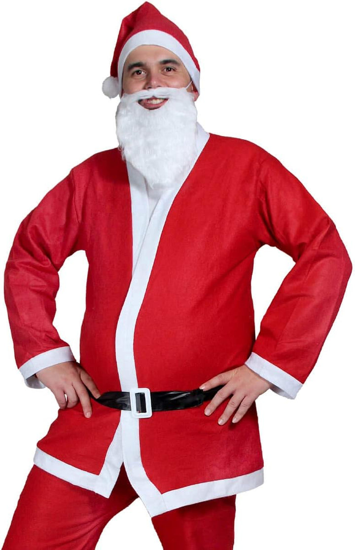 Weihnachtsmannkostüm Alsino Weihnachtsmann Nikolaus Kostüm komplett mit Bart 74 von Alsino