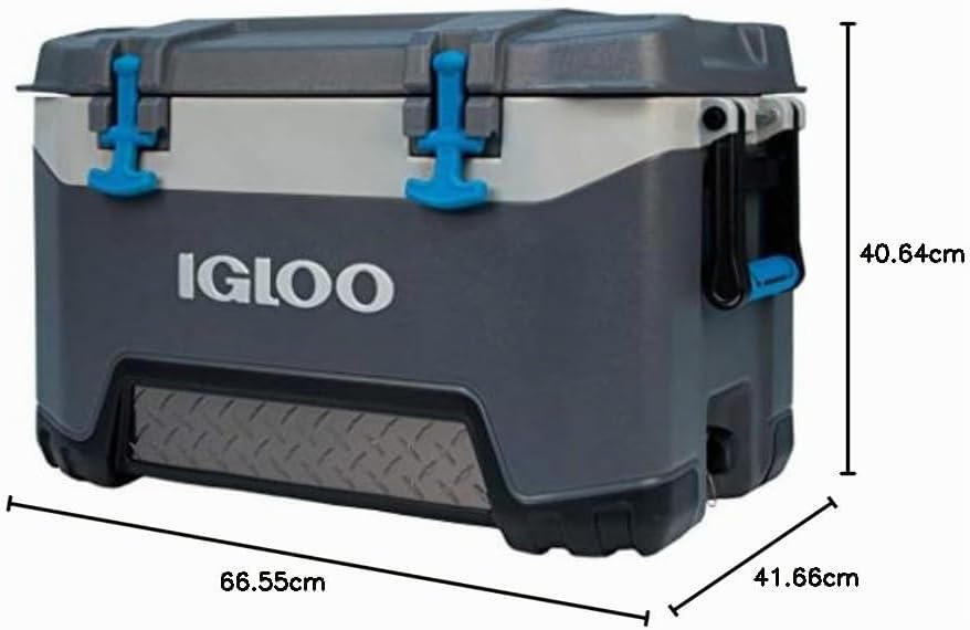 IGLOO BMX 52 Kühlbox 49L – extrem robuste Outdoor‑Kühlbox mit Heavy‑Duty‑Design, Starke Isolierung,