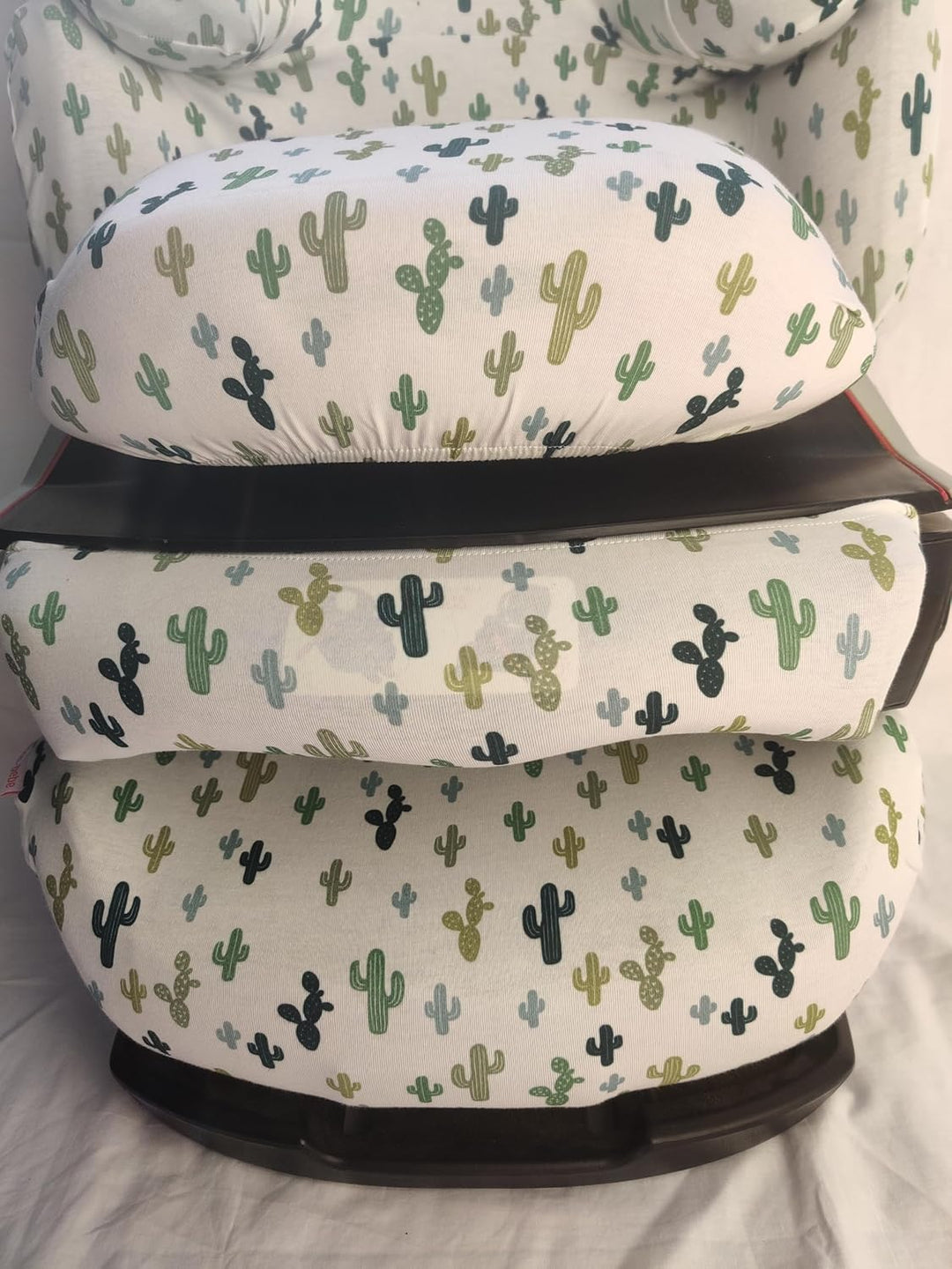 moon-bebe Bezug kompatibel mit Cybex Pallas, Silver Pallas Fix und Pallas 2 Fix (weiss)