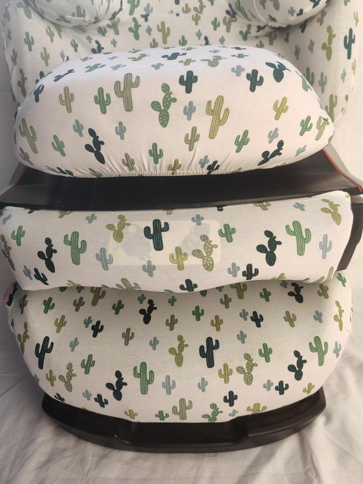 moon-bebe Bezug kompatibel mit Cybex Pallas, Silver Pallas Fix und Pallas 2 Fix (weiss)